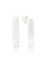 Testbuisje (glas) + dop voor capsules - per stuk